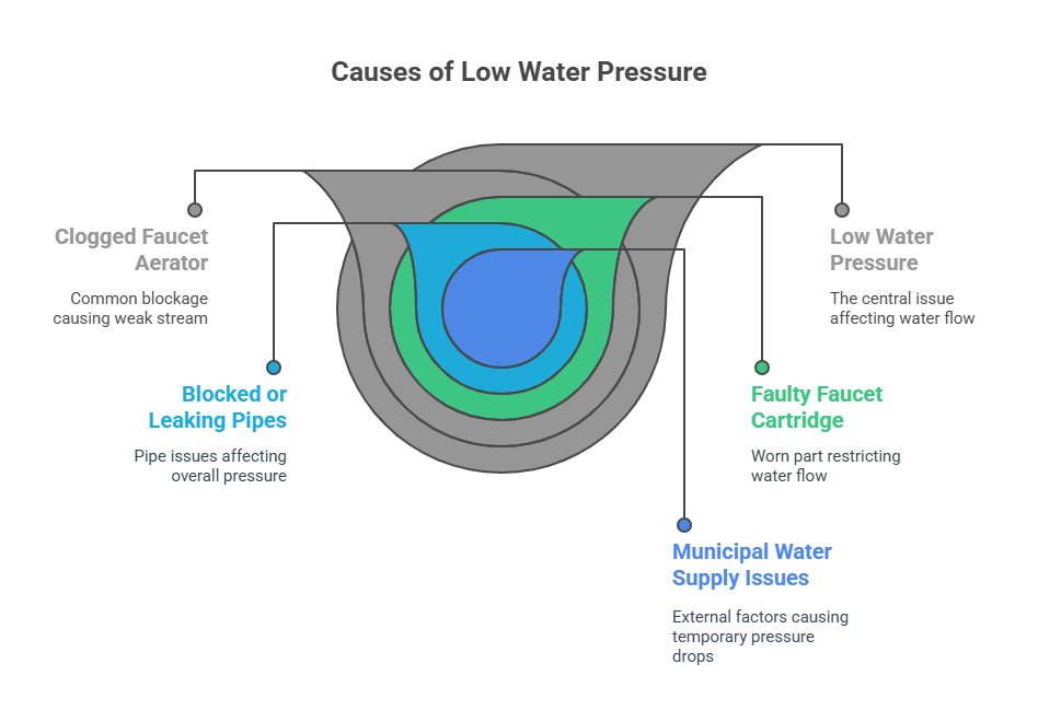 Common Causes of Low Water Pressure in the Kitchen Sink