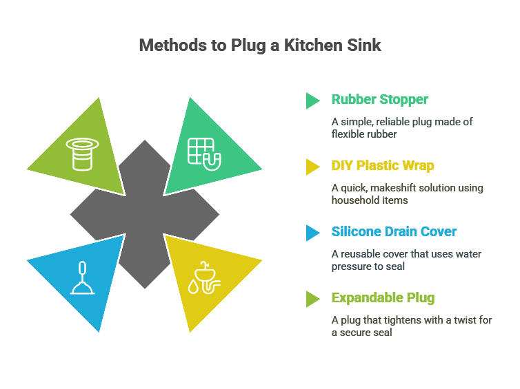 Different Ways to Plug a Kitchen Sink