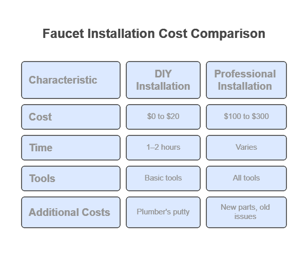 Faucet Installation Costs