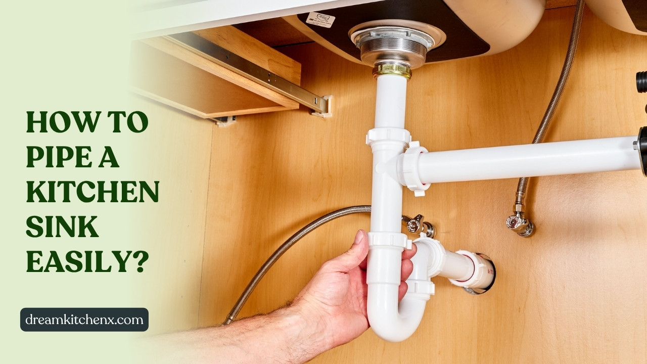 How to Pipe a Kitchen Sink Easily