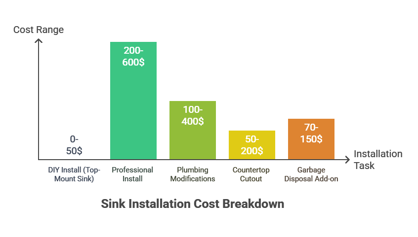 Sink Installation Costs and Hidden Expenses