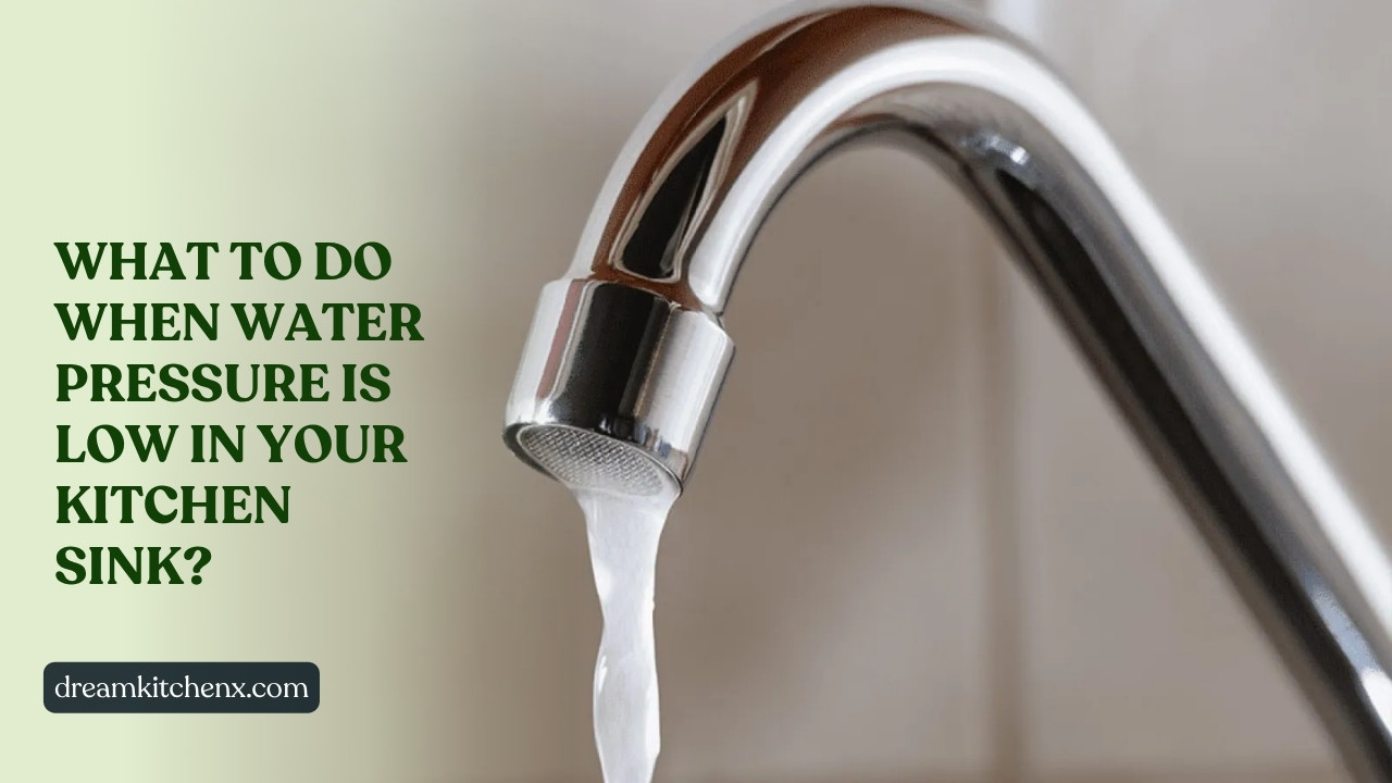 What to Do When Water Pressure Is Low in Your Kitchen Sink