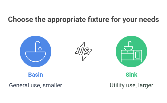 Basin vs Sink
