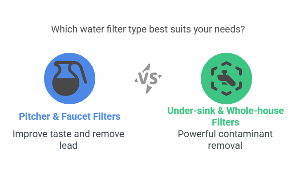 Which water filter type best suits your needs?