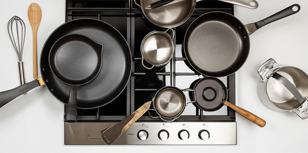 Generate a high-quality, relevant image prompt for an article about: How to Use Non Induction Cookwa